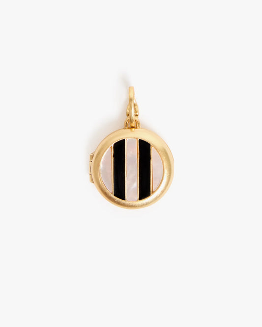 Clare V | Stripe Locket