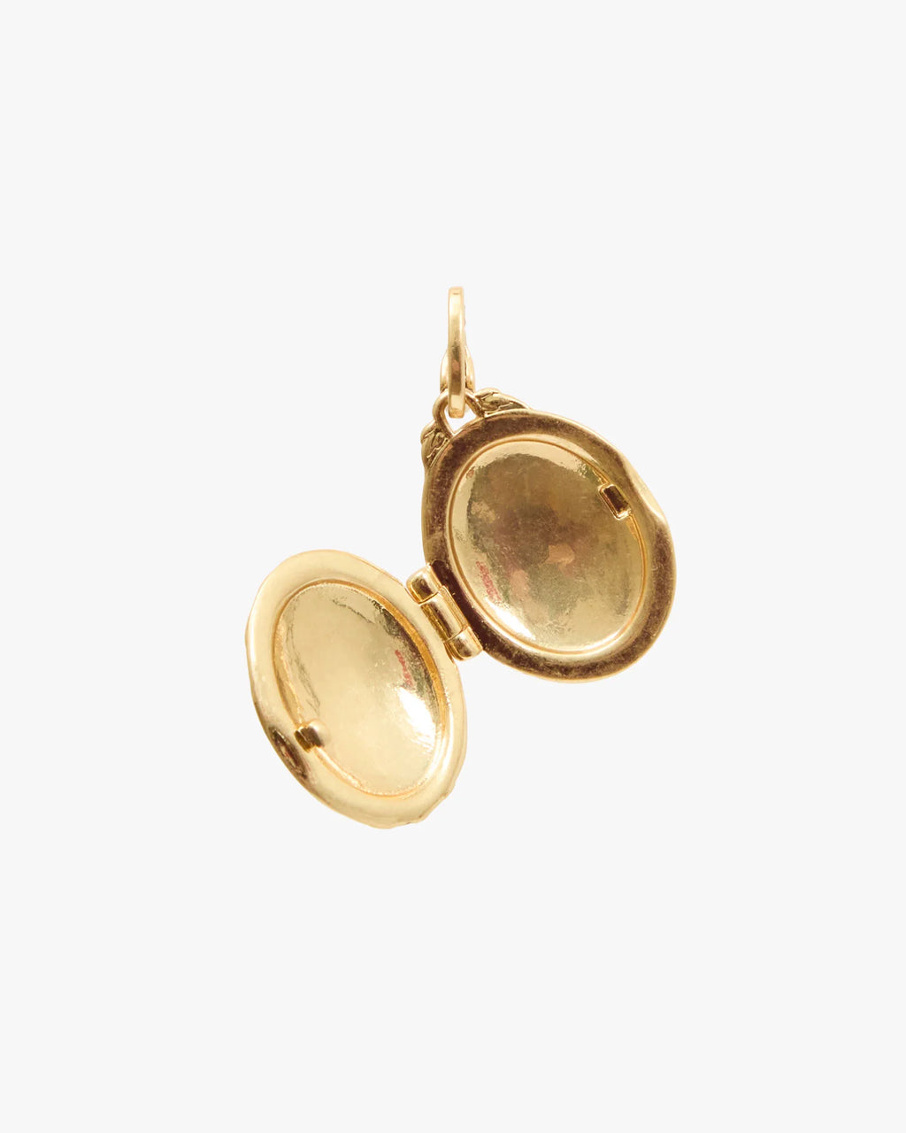 Clare V | Stripe Locket - Vintage Gold