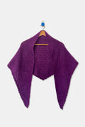 Le Bon Shoppe | Mohair Pointelle Shawl - Purple
