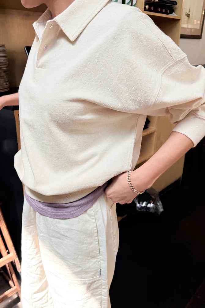 Le Bon Shoppe | Polo Sweatshirt - Naturel