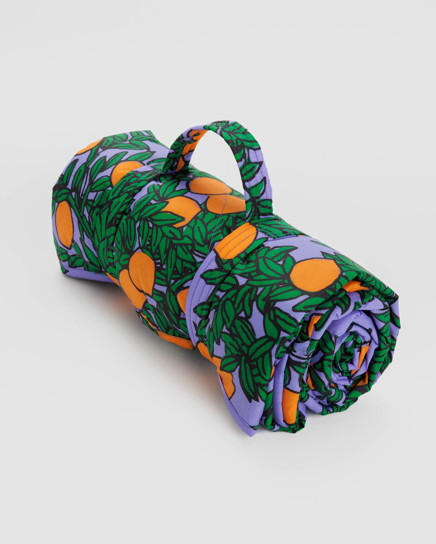 Baggu | Puffy Picnic Blanket - Orange Tree Periwinkle