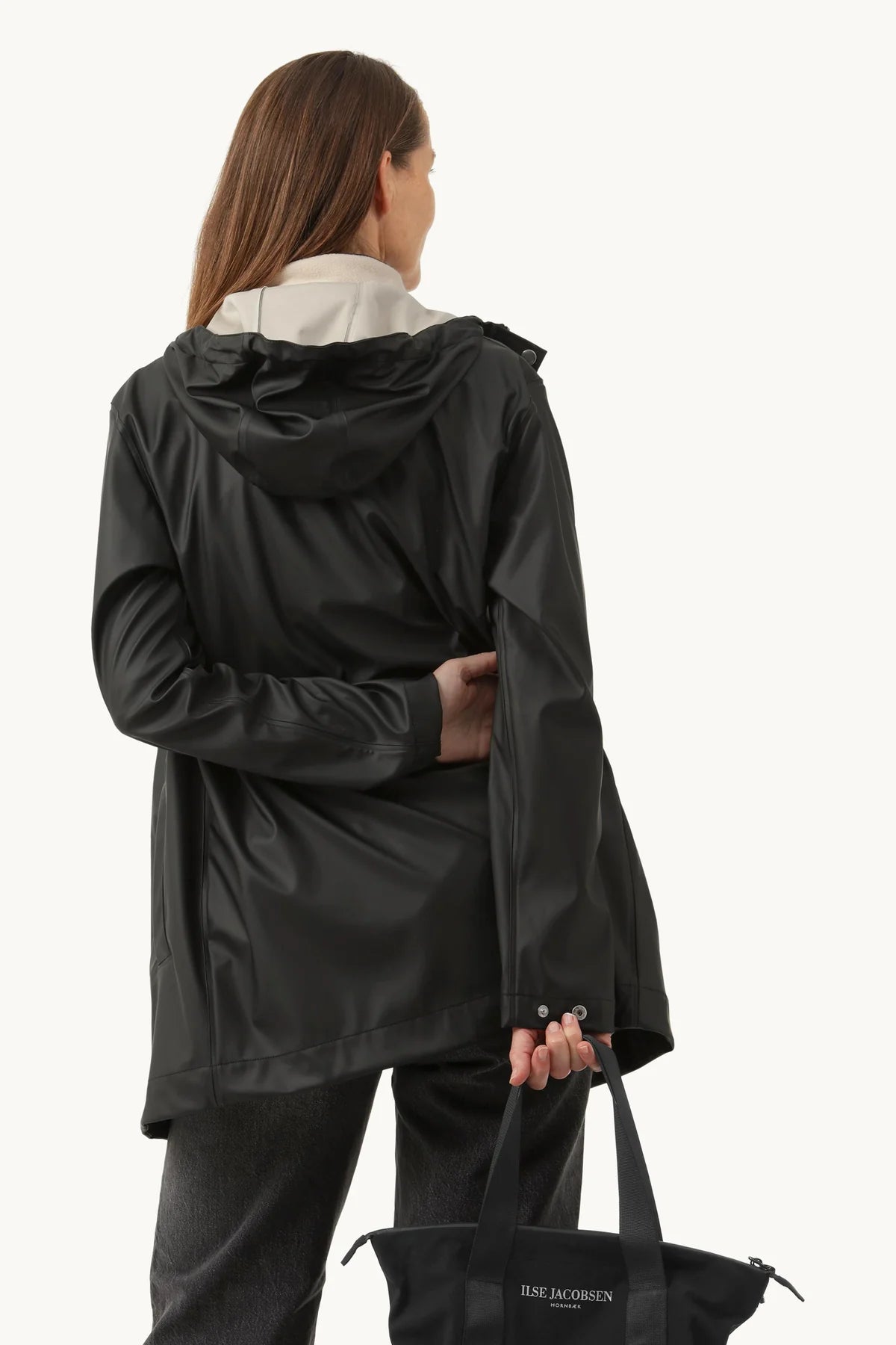 Ilse Jacobsen | Short Rain Jacket - Black