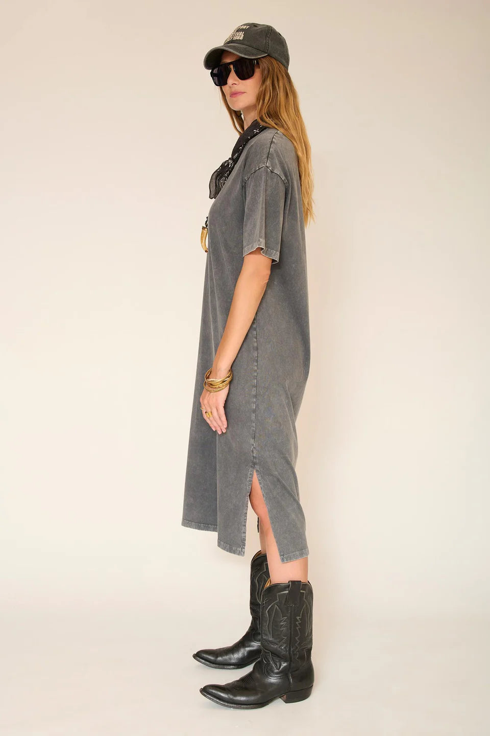 MKT Studios | Rimane Dress - Grey