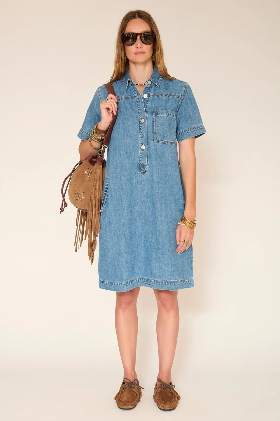 MKT Studio | Rosalie Shibuya Dress - Midwest Wash