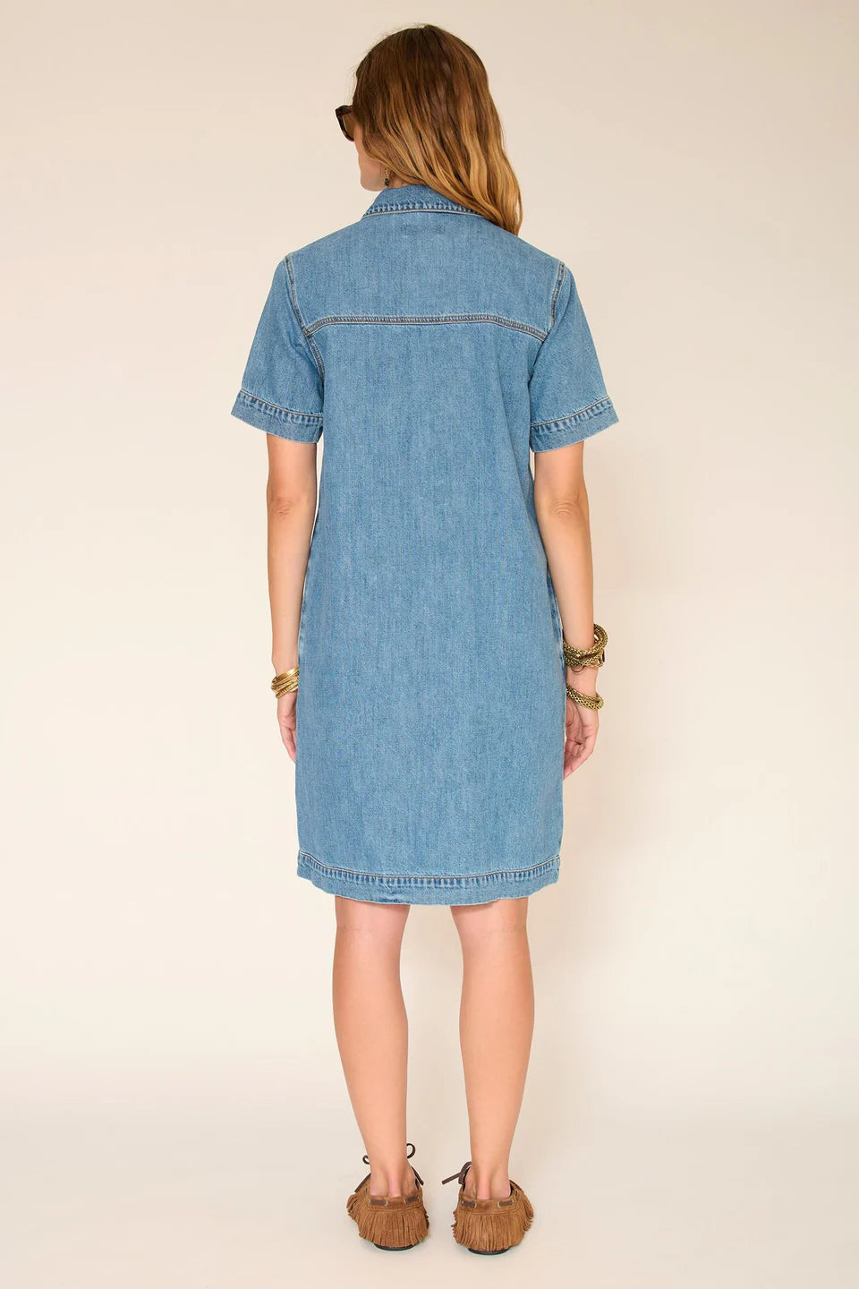 MKT Studio | Rosalie Shibuya Dress - Midwest Wash