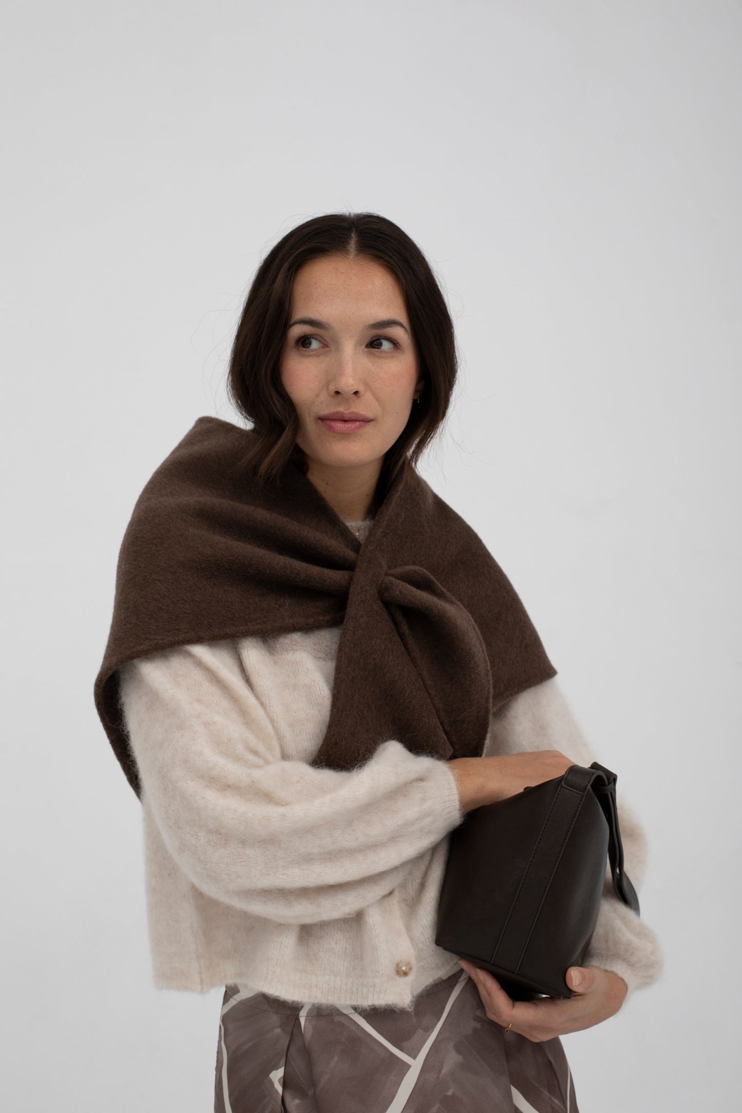 Mus & Bombon | Sentier Scarf - Chocolate
