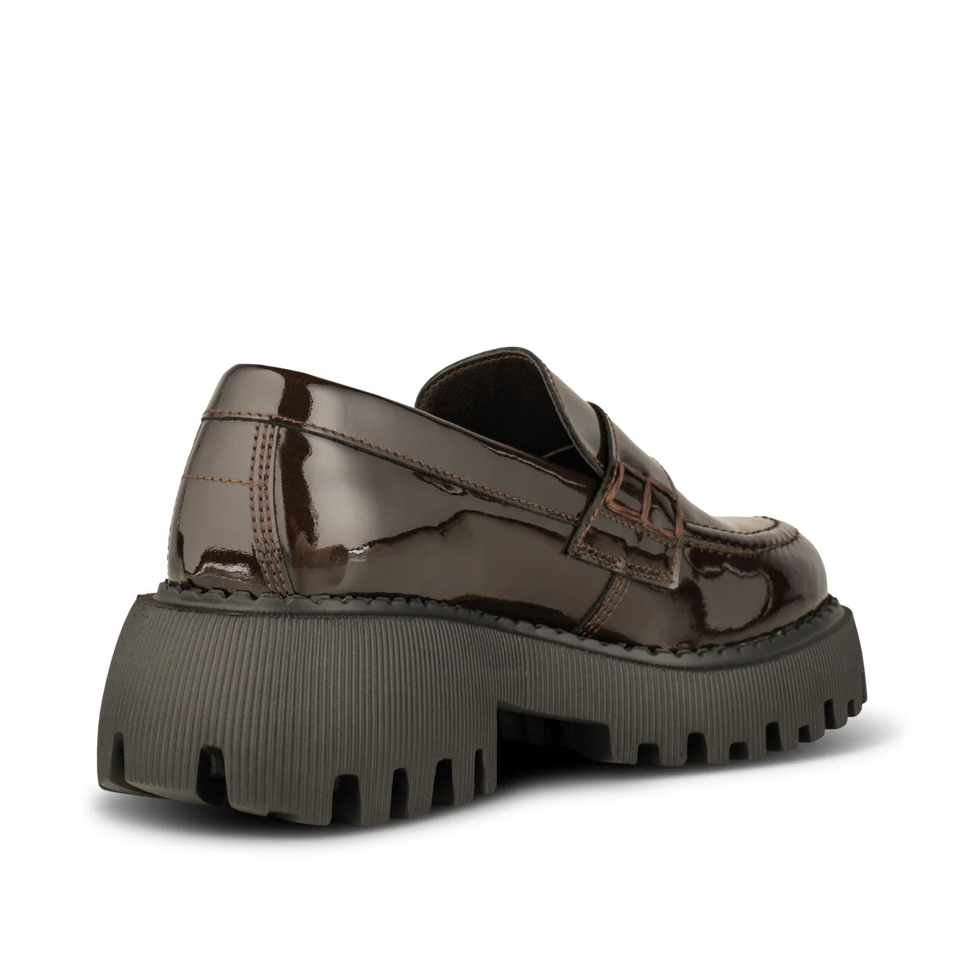 Shoe The Bear | Posey Patent - Dark Brown