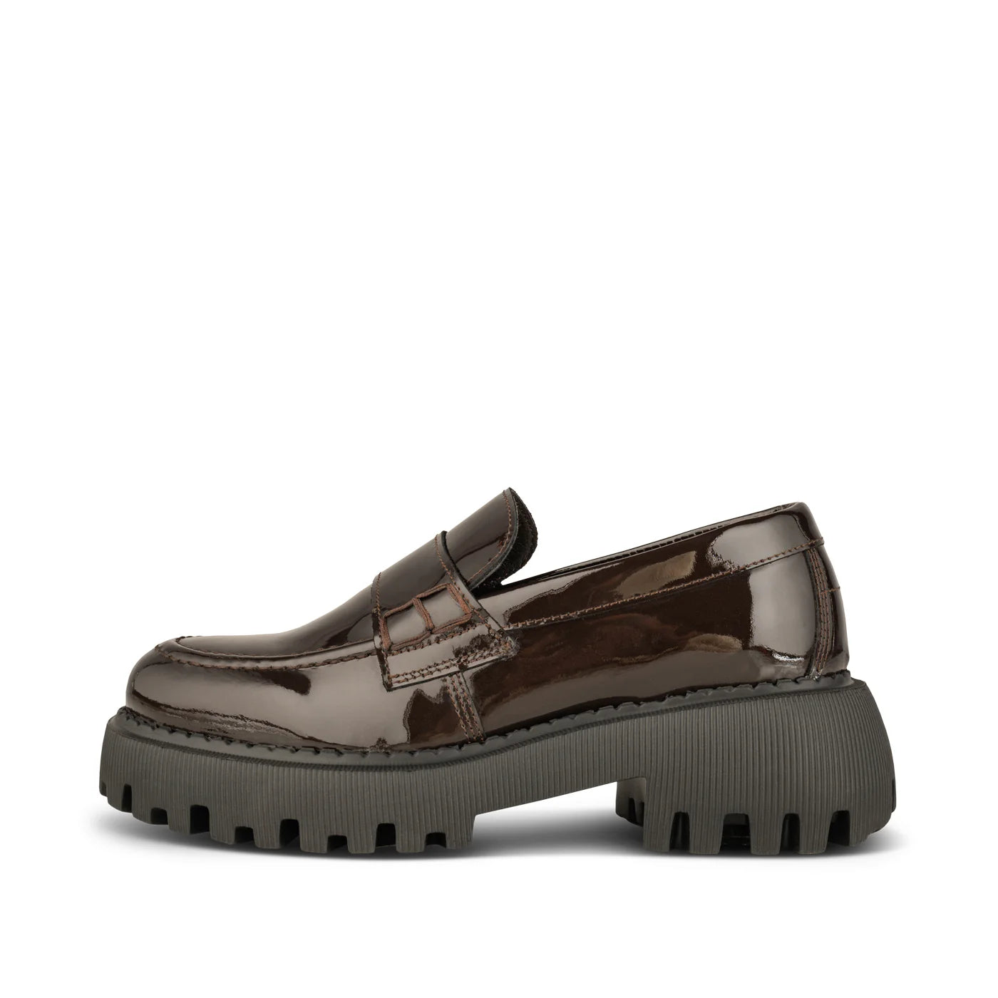 Shoe The Bear | Posey Patent - Dark Brown