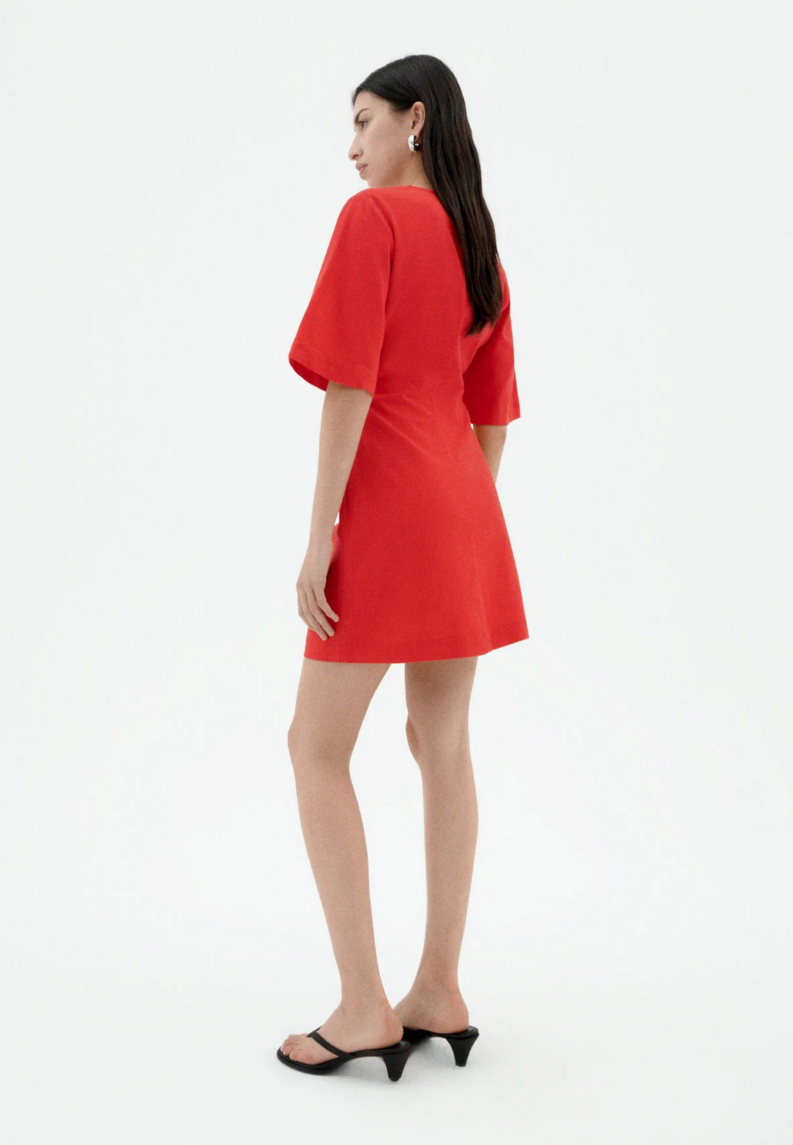 Thinking Mu | Firey Red Kim Dress