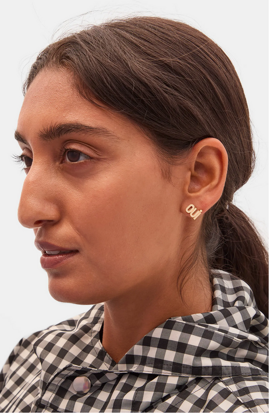 Clare V | Oui/ Non Stud Earrings
