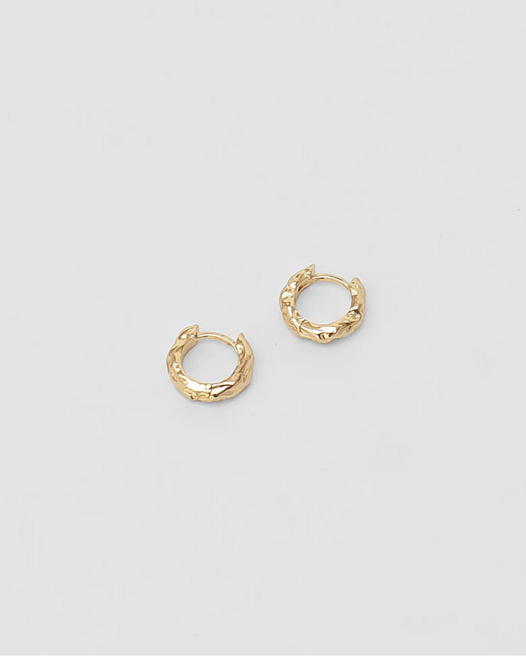 Wolf Circus | Organic Huggie Hoops - Gold