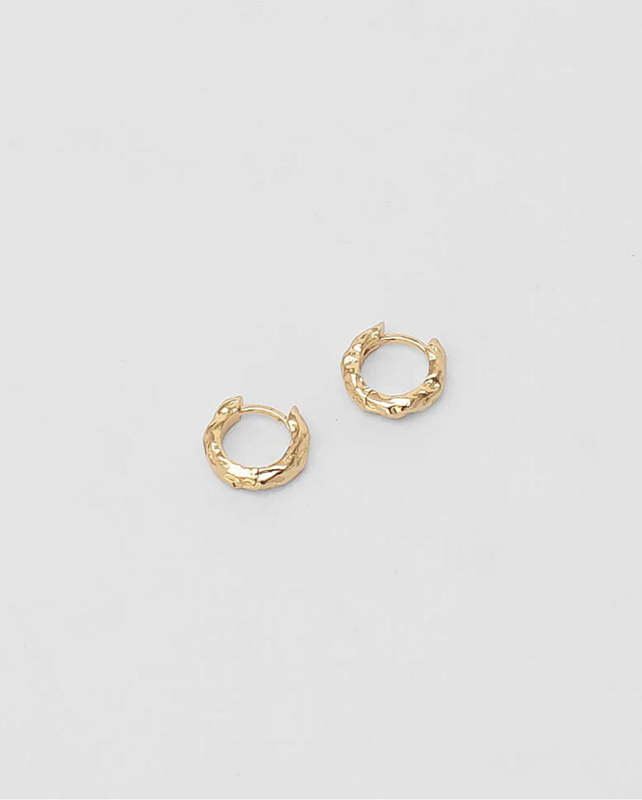 Wolf Circus | Organic Huggie Hoops - Gold