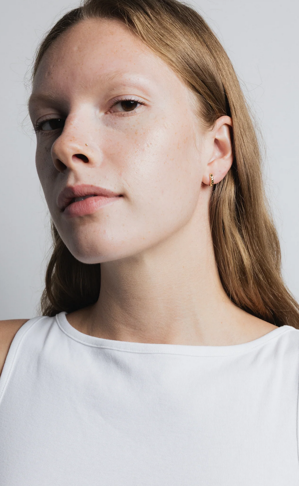 Wolf Circus | Organic Huggie Hoops - Gold