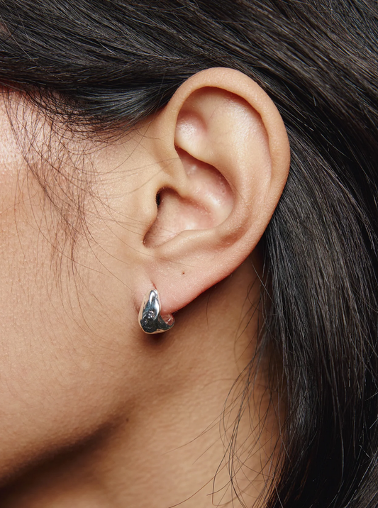 Wolf Circus | Roden Small Hoop - Silver