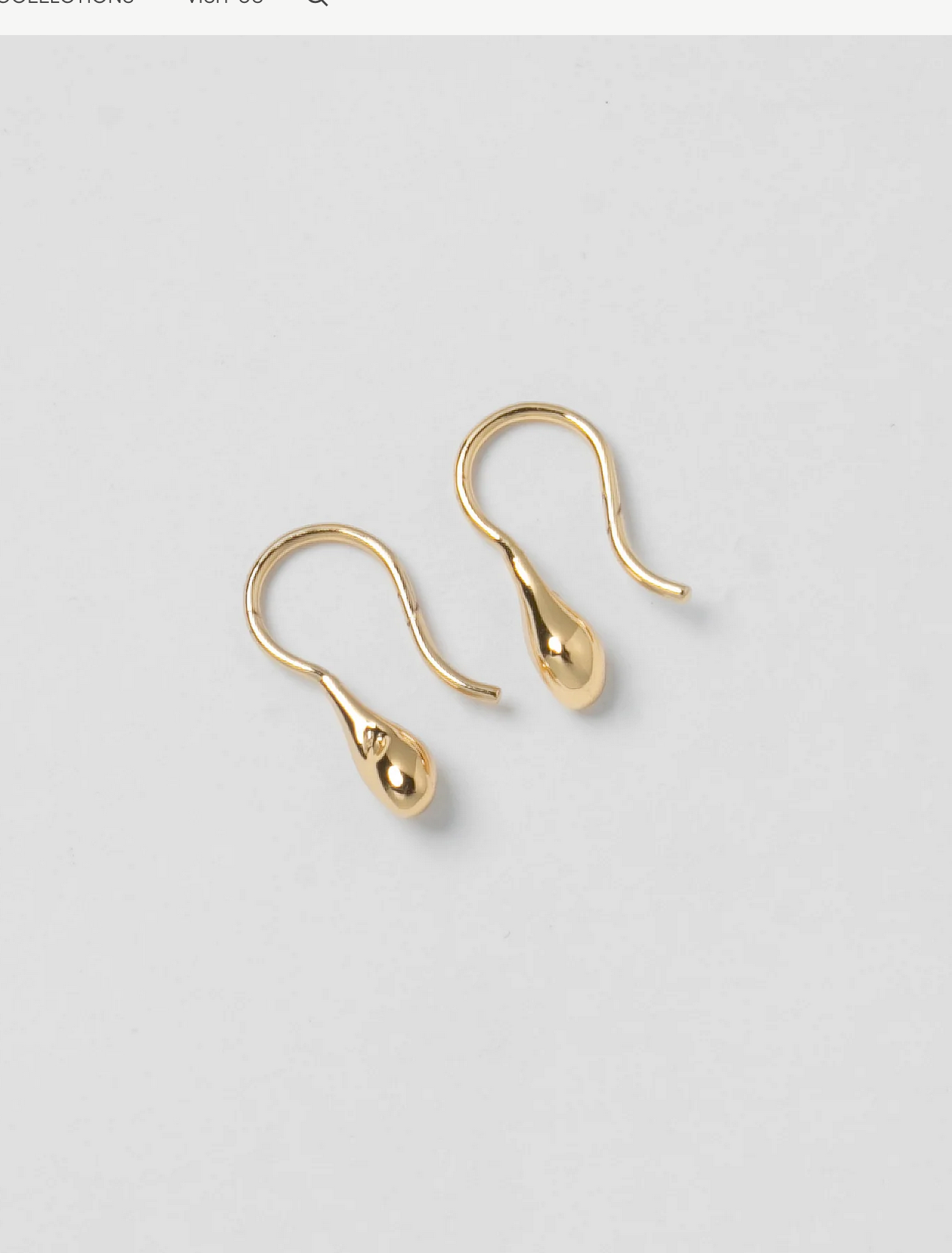 Wolf Circus | Small Sage Earrings - Gold