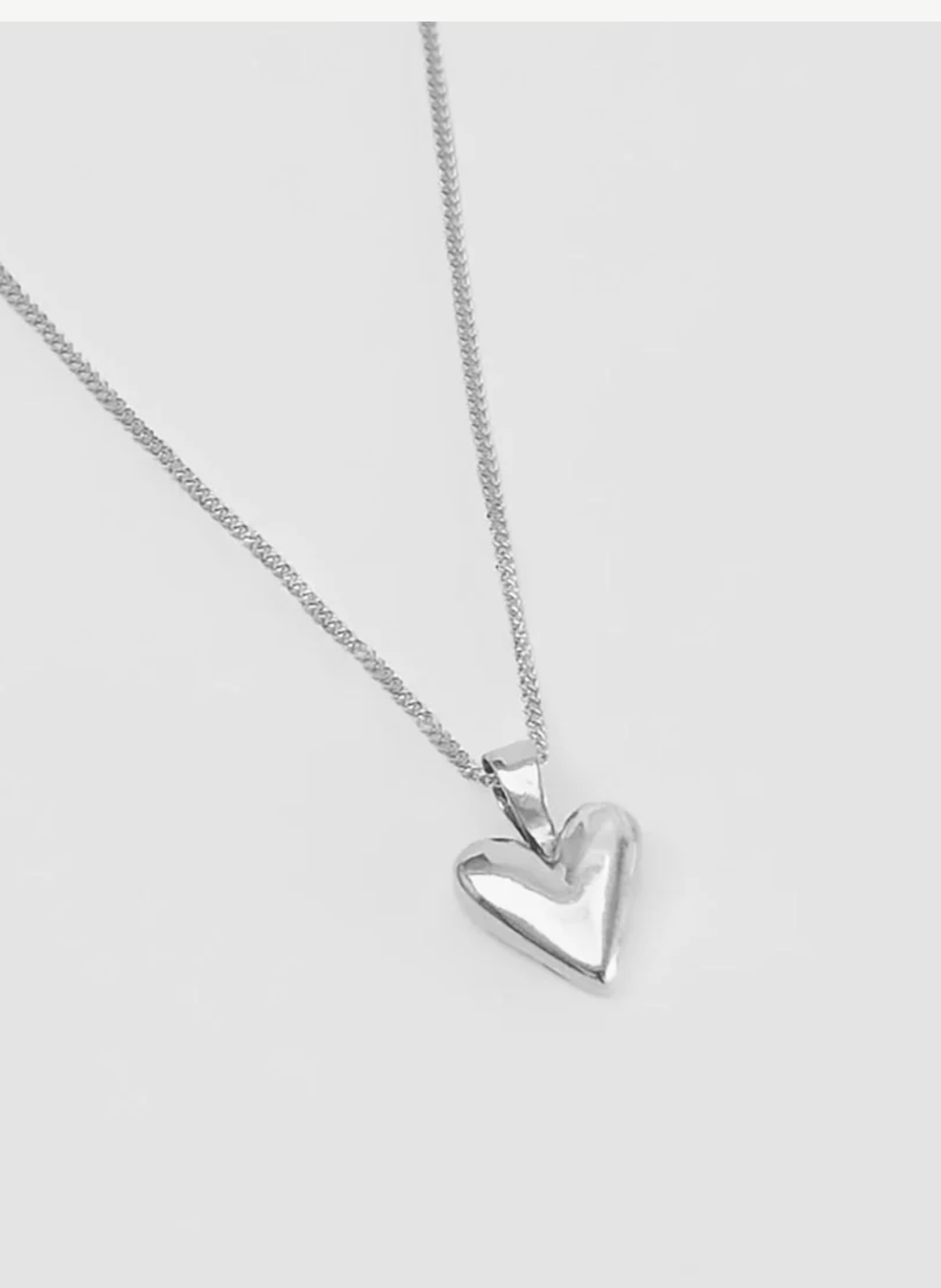 Wolf Circus | Baby Heart Necklace - Silver