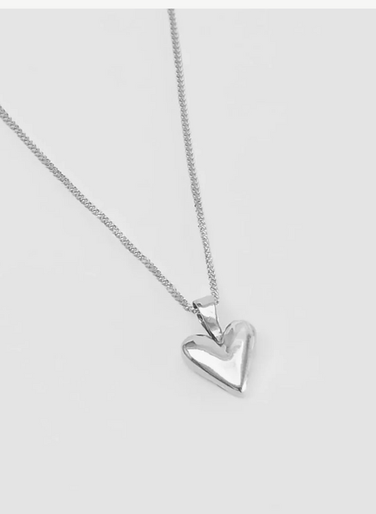 Wolf Circus | Baby Heart Necklace - Silver