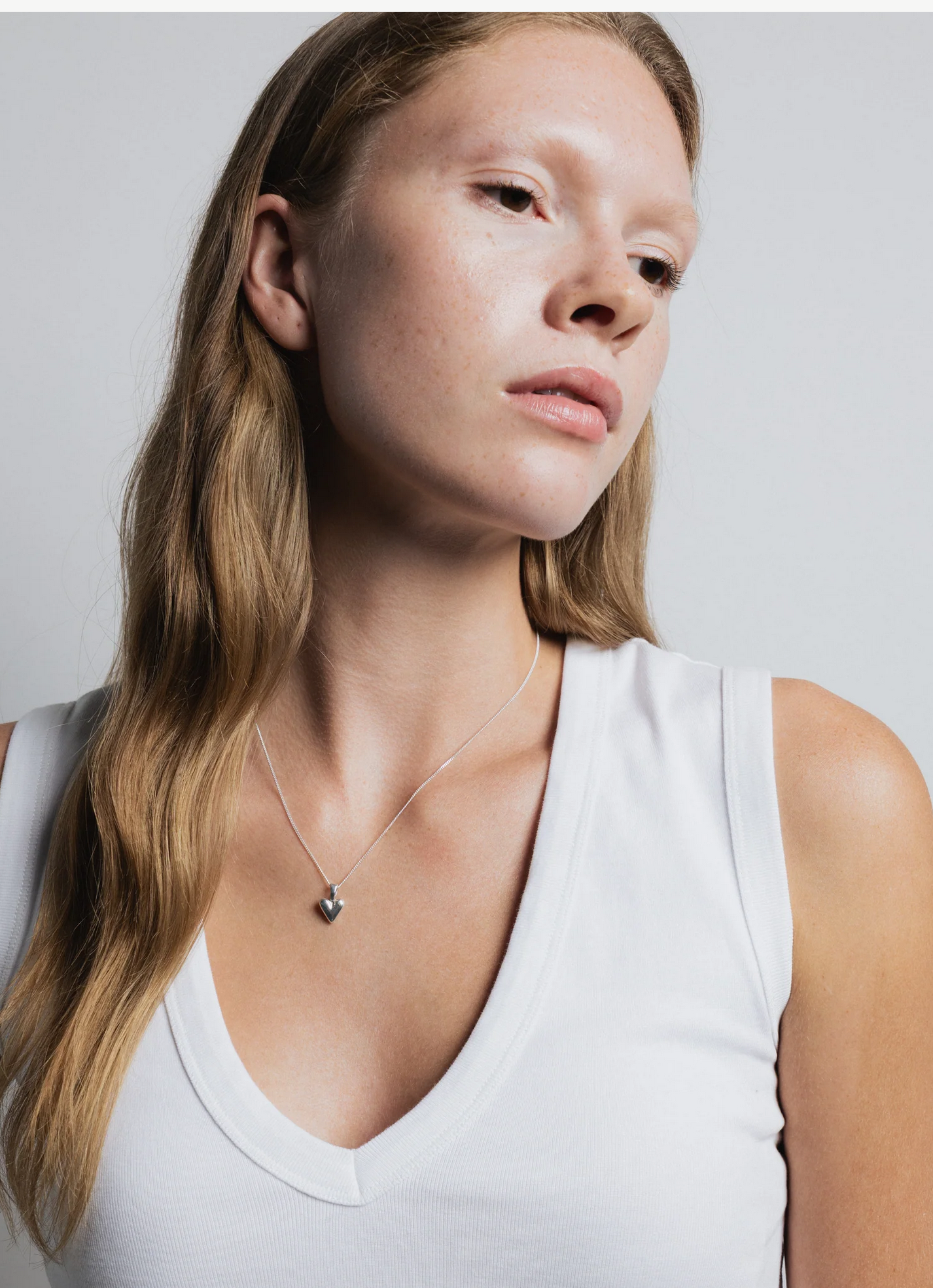 Wolf Circus | Baby Heart Necklace - Silver