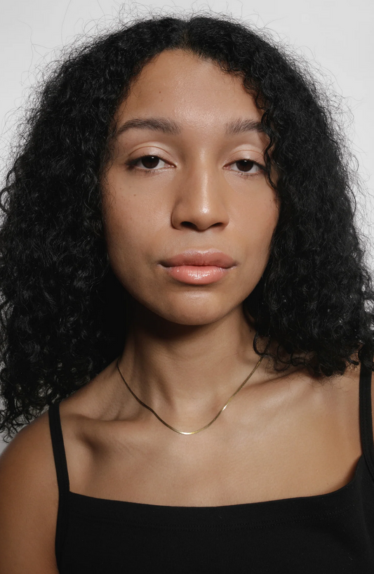 Wolf Circus | Thin Herringbone Chain - Gold