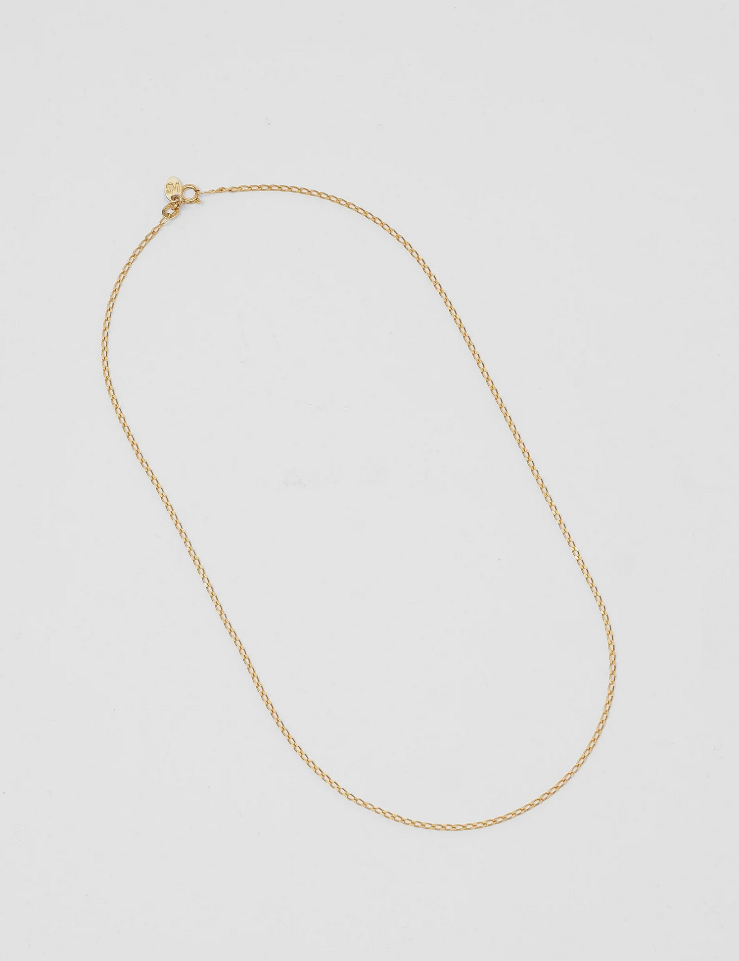 Wolf Circus | Elongated Curb Chain Necklace - Gold