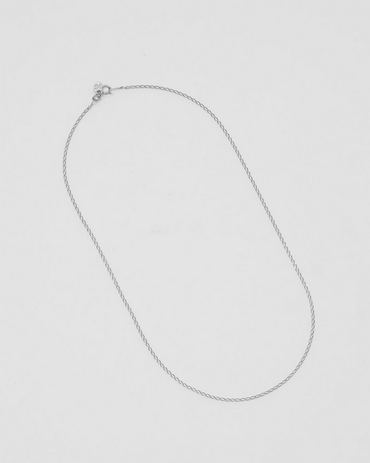 Wolf Circus | Elongated Curb Chain Necklace - Silver