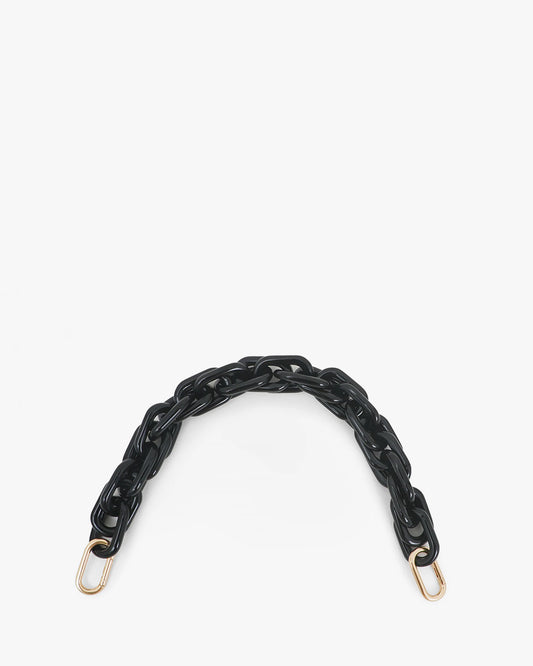 Clare V. | Shortie Strap - Black Resin