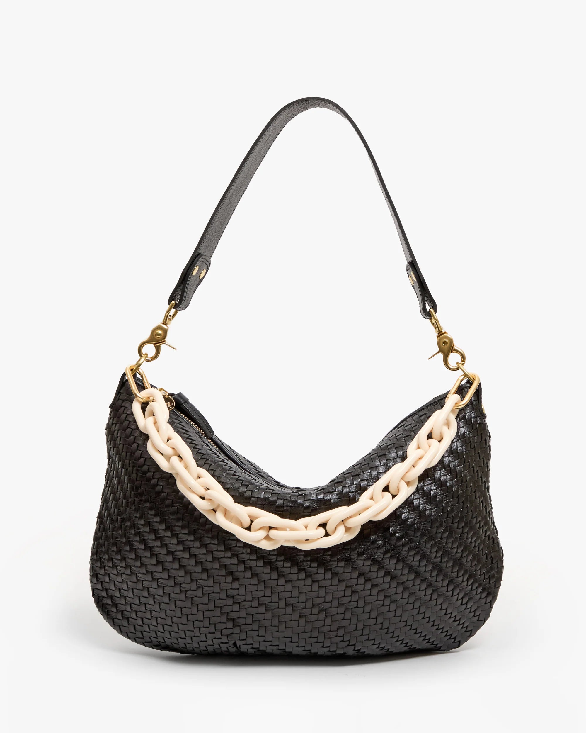 Clare V. | Shortie Strap Resin - Cream