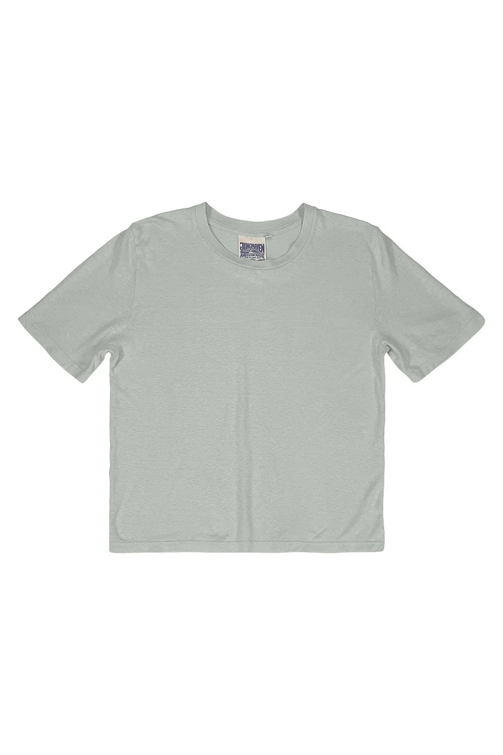 Jungmaven | Silverlake Cropped Tee - Seafoam