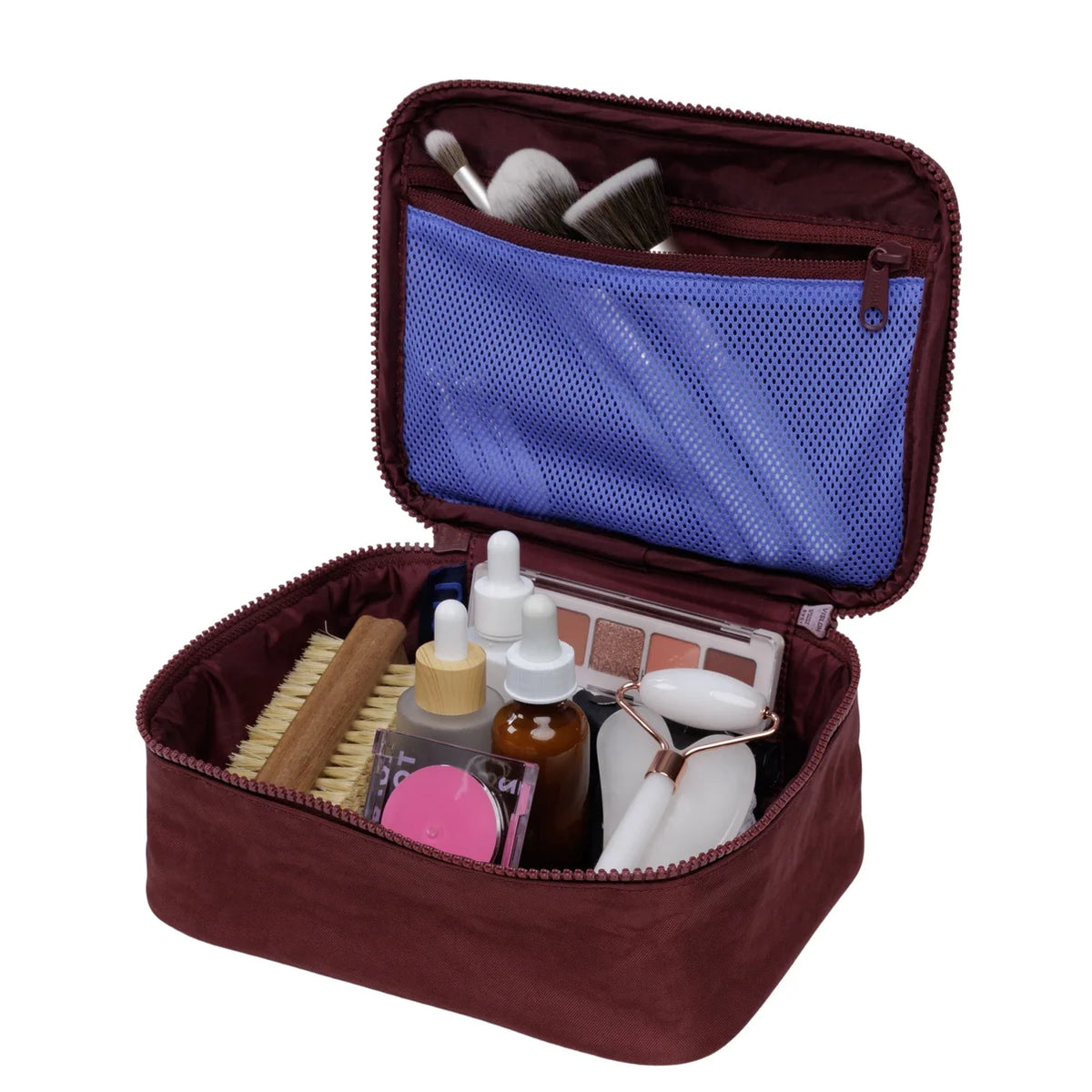 Baggu | Small Cosmetic Case - Mahogany