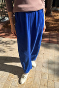 Le Bon Shoppe | Soft Corduroy Arc Pants - Cobalt