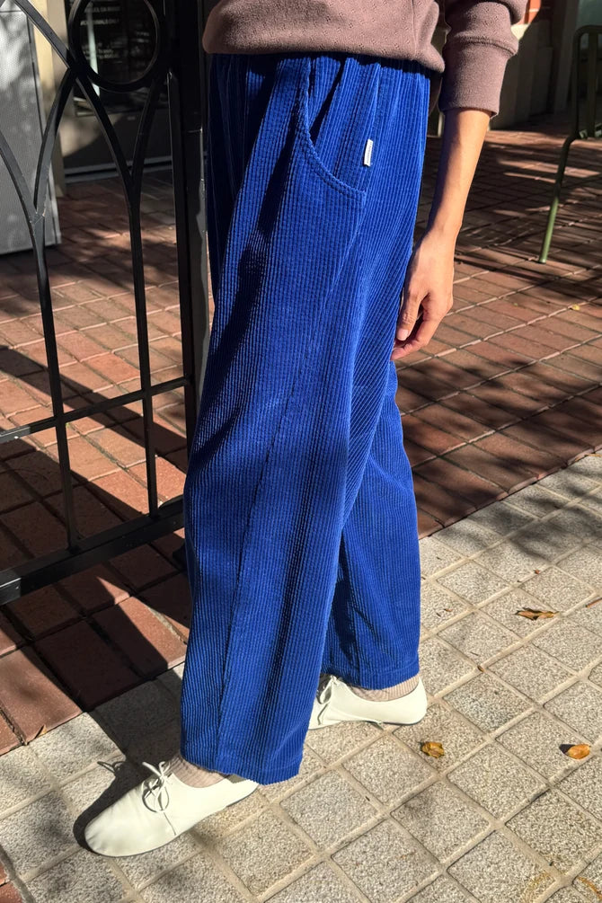 Le Bon Shoppe | Soft Corduroy Arc Pants - Cobalt