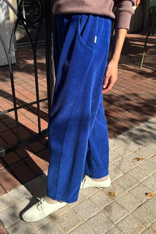 Le Bon Shoppe | Soft Corduroy Arc Pants - Cobalt
