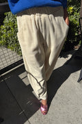 Le Bon Shoppe | Soft Corduroy Arc Pants - Cream