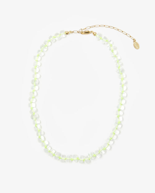 Clare V. | Moon Stone Slice Necklace