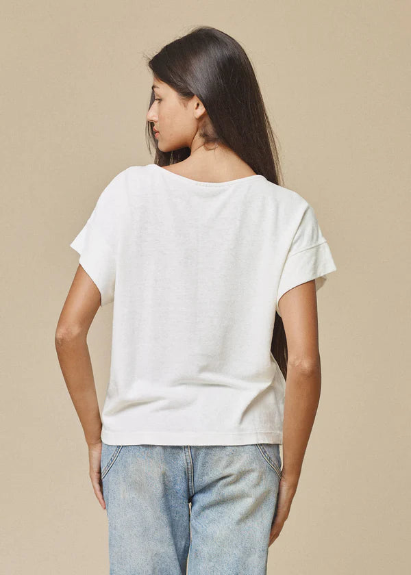 Jungmaven | Taos Top - Washed White