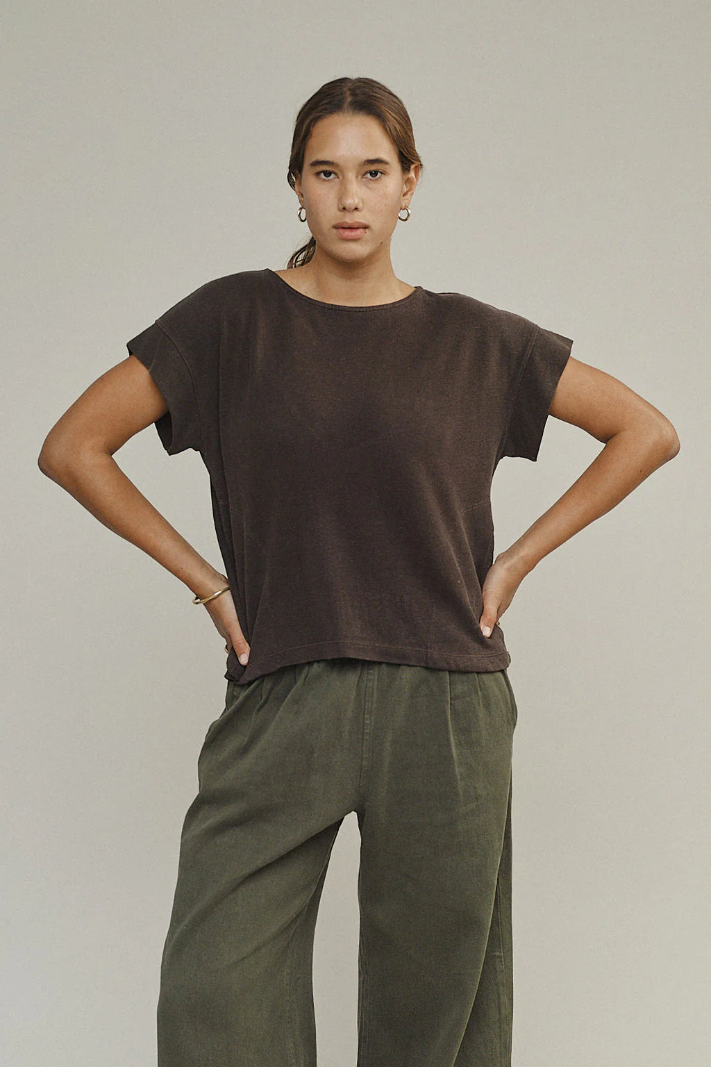 Jungmaven | Taos Top - Olive Green