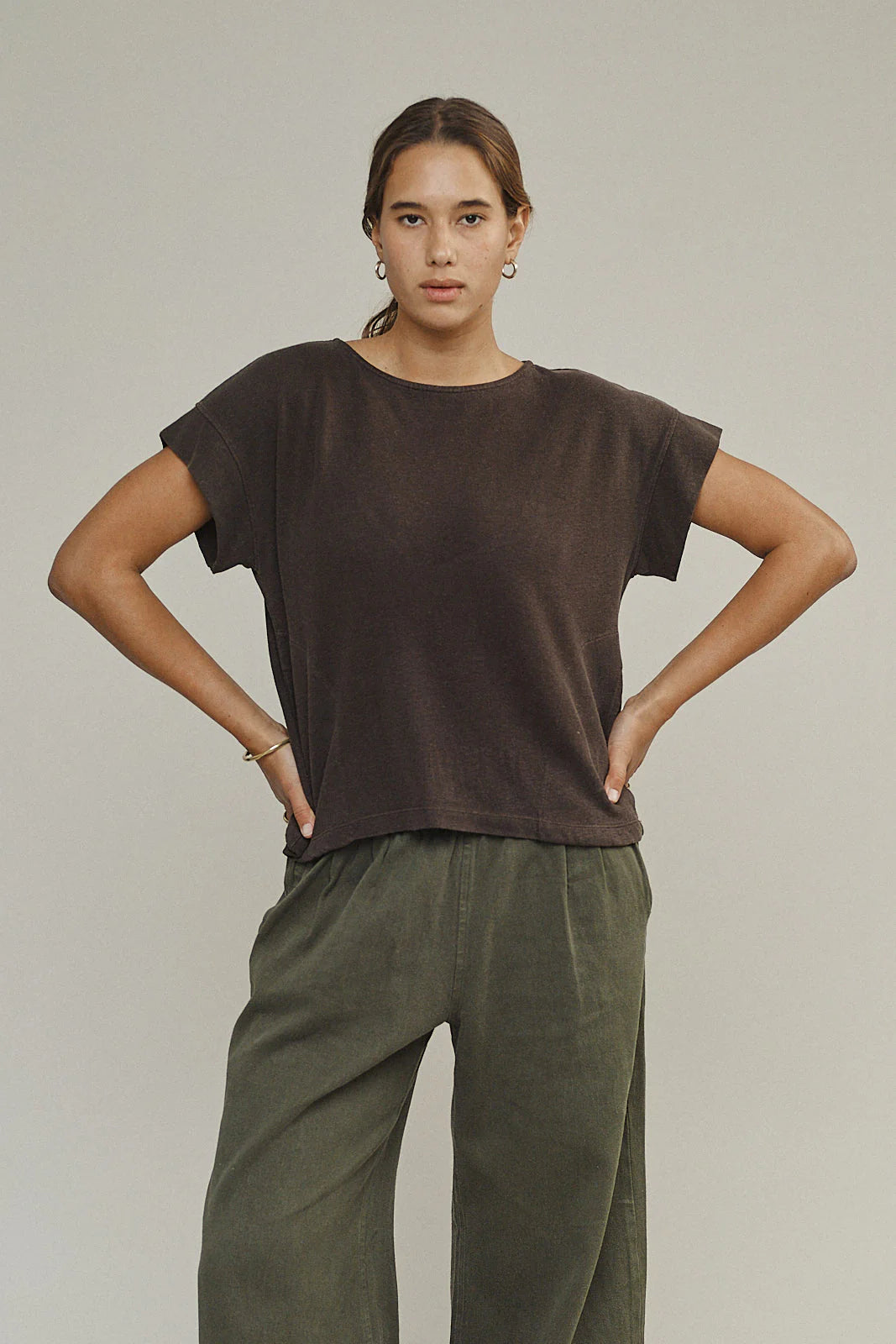 Jungmaven | Taos Top - Olive Green