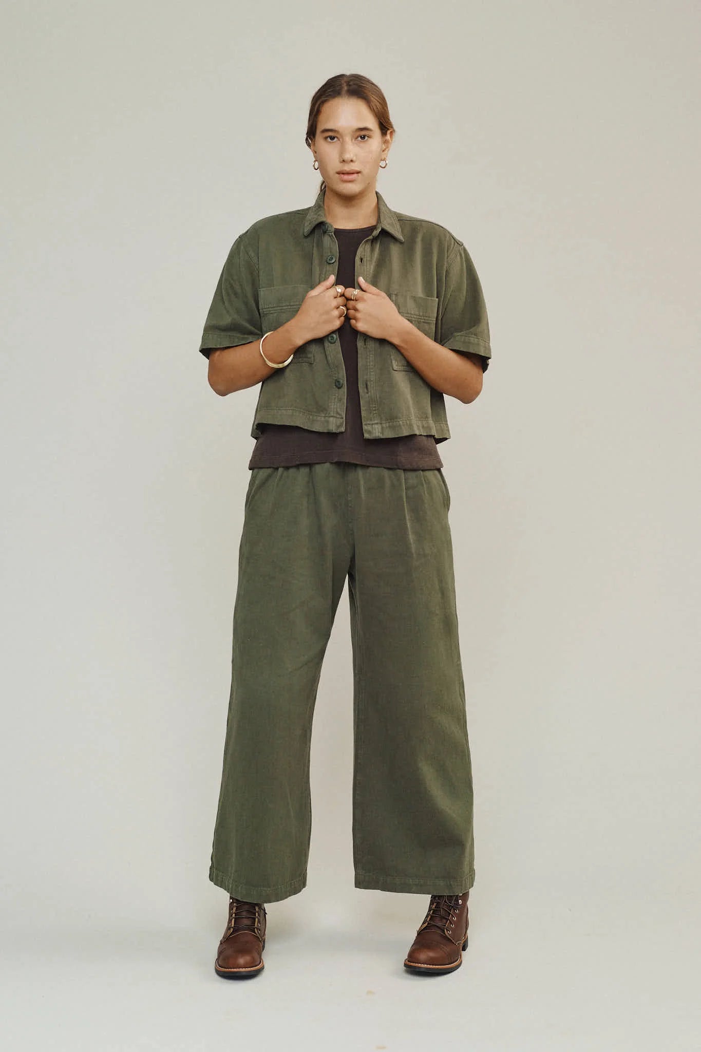 Jungmaven | Phinney Twill - Olive Green