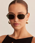 Banbé | The Blake Sunglasses - Gold/Dark Olive