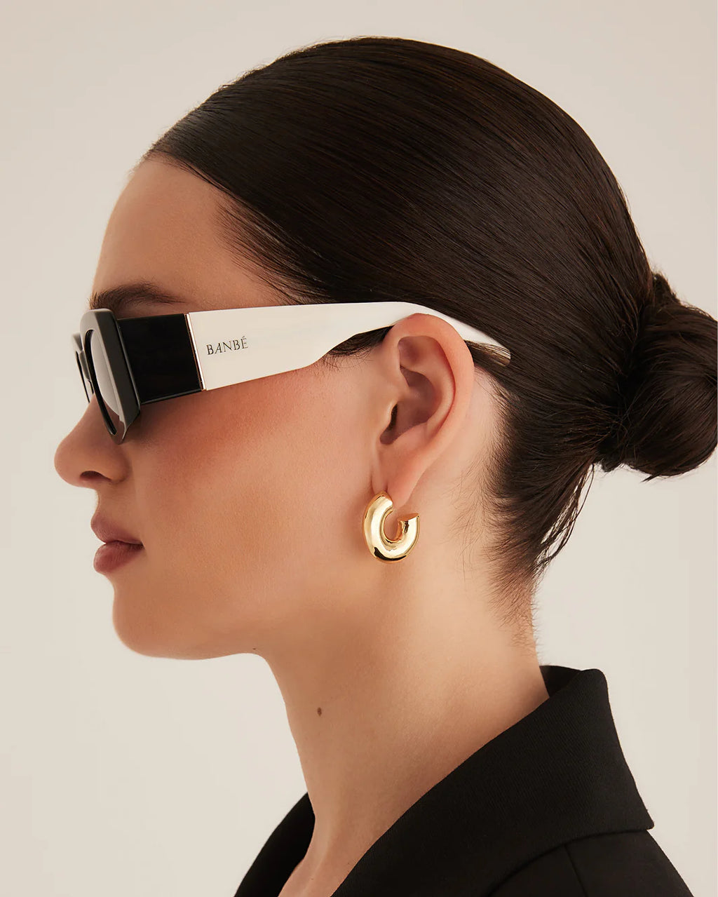 Banbé | The Margot Sunglasses - Ivory/Black