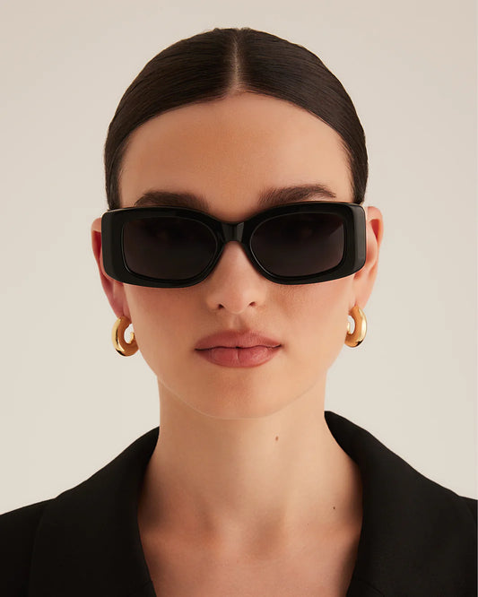Banbé | The Margot Sunglasses - Ivory/Black