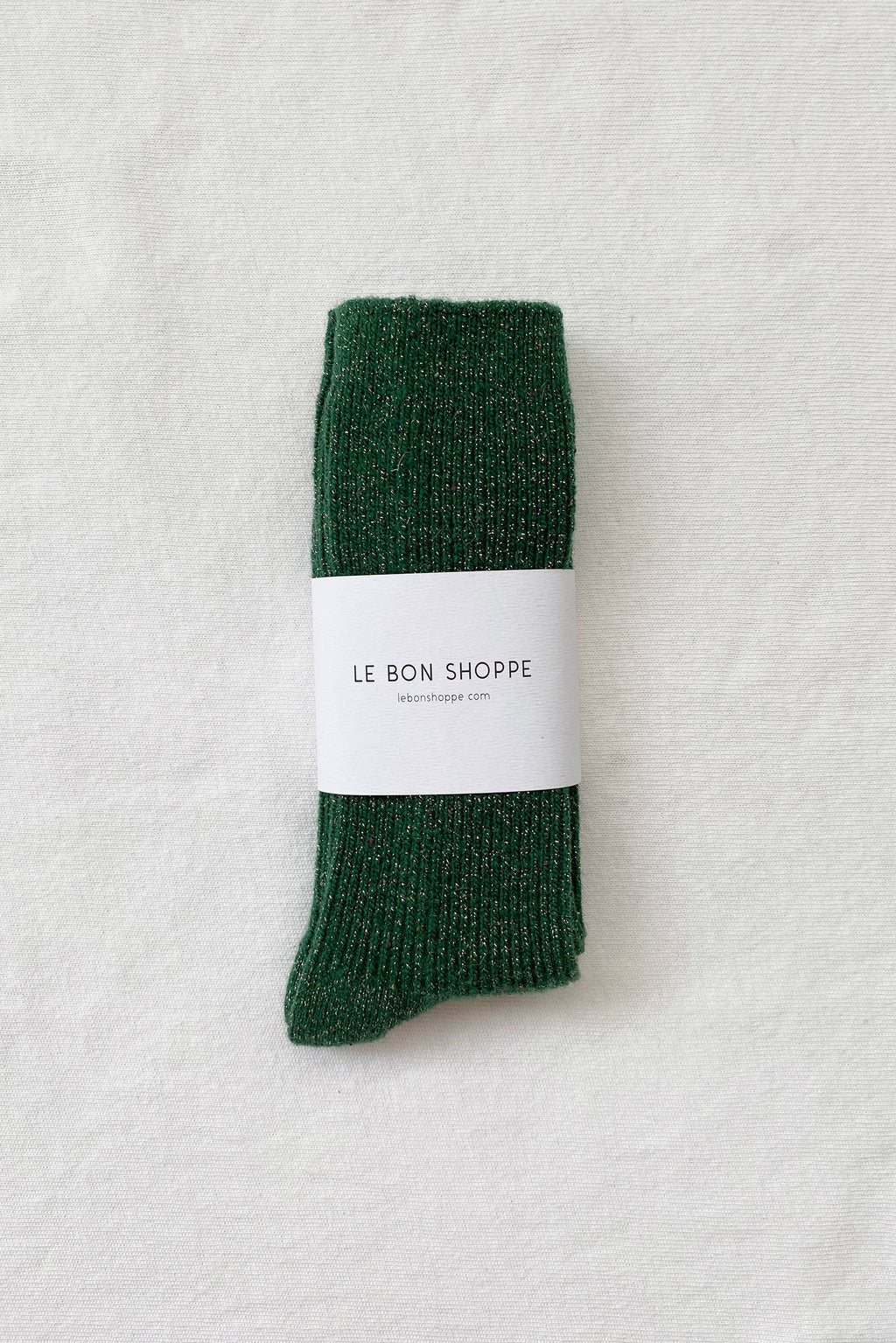 Le Bon Shoppe | Winter Sparkle Socks - Evergreen