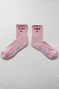 Le Bon Shoppe | Embroidered Crew Socks - Strawberry