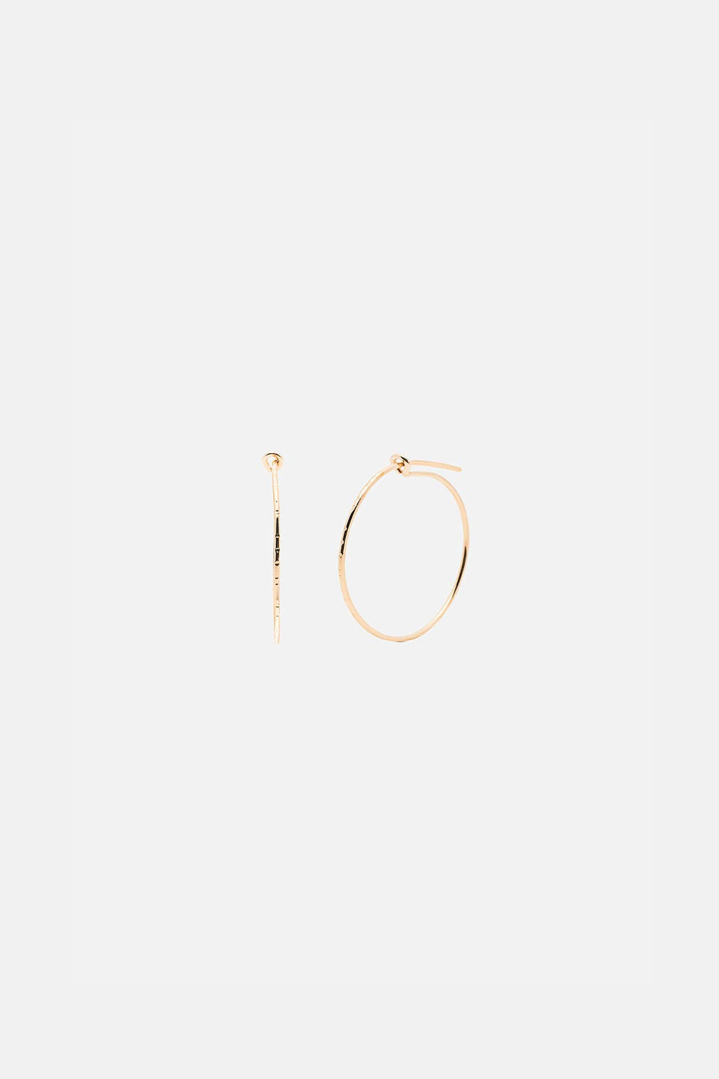 Kara Yoo | Pull-Me-Through Baby Hoops - Gold