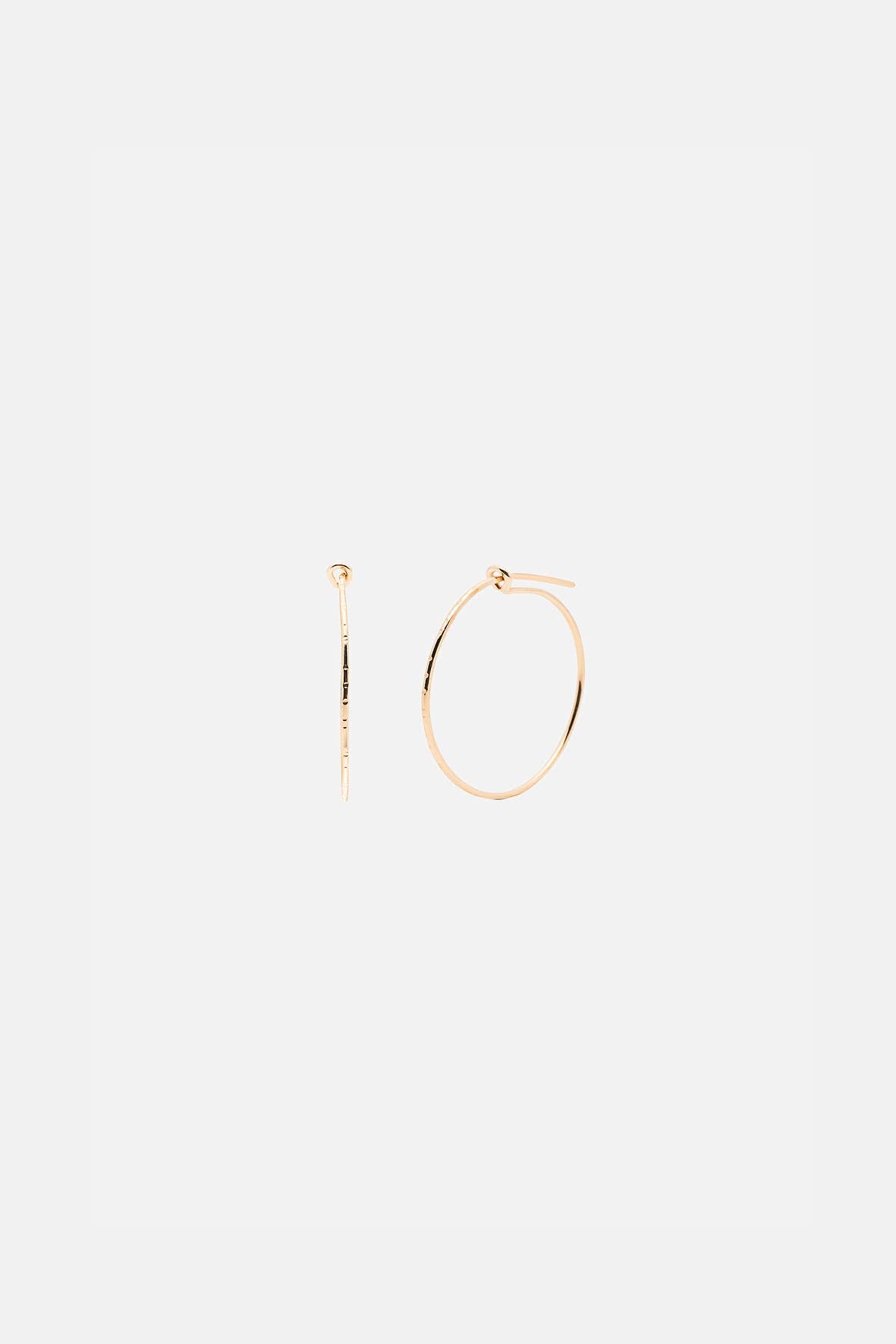 Kara Yoo | Pull-Me-Through Baby Hoops - Gold