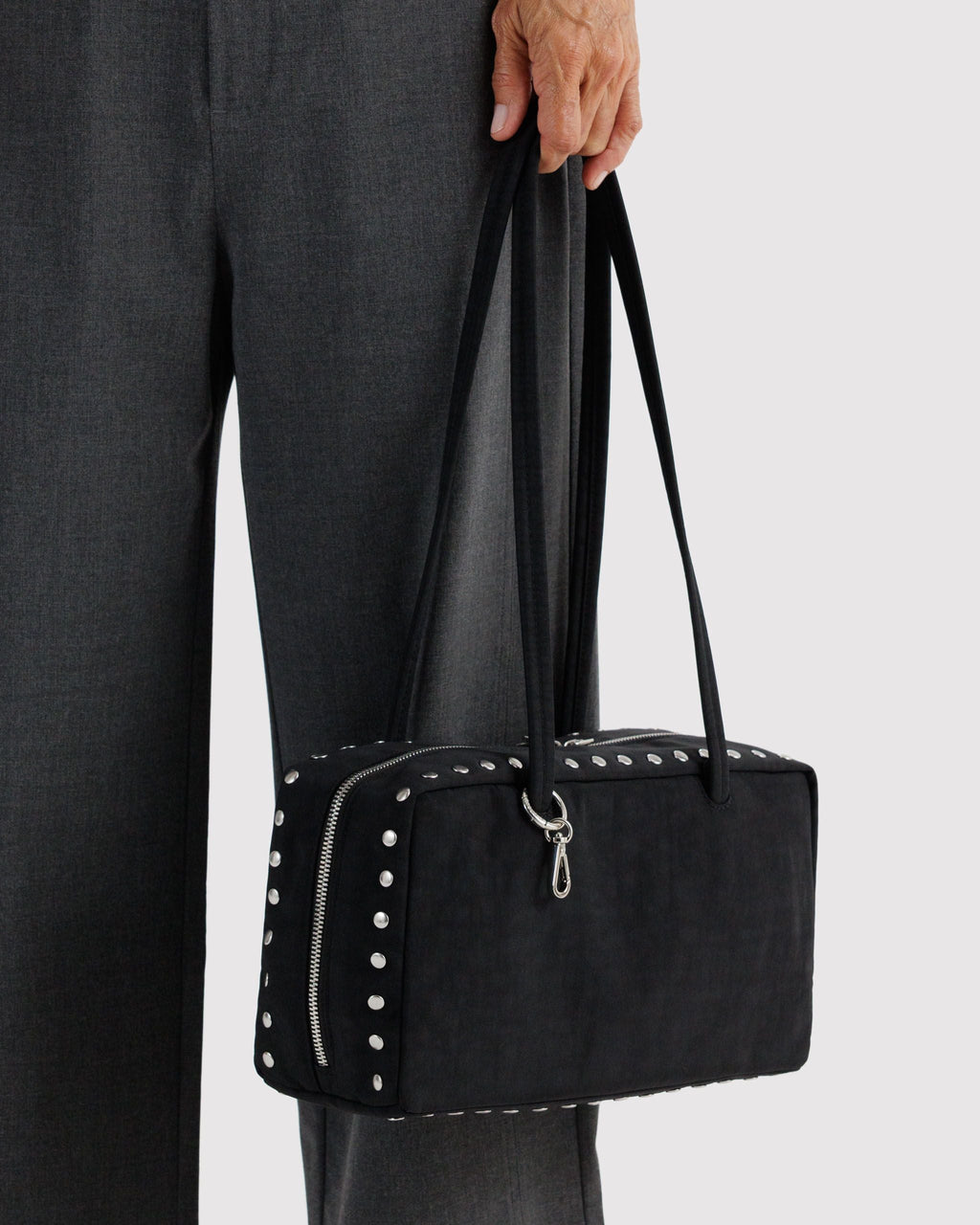 Baggu | Nylon Bowler Bag - Studs