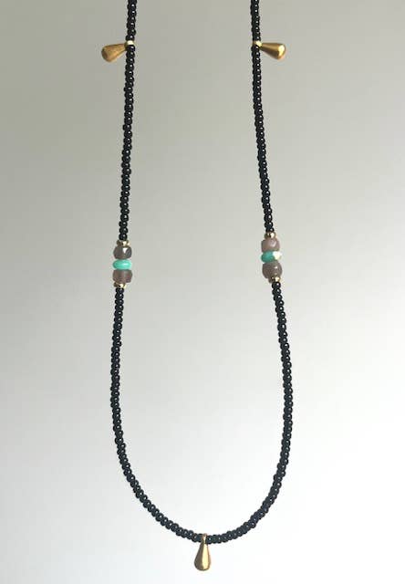 Heather Kahn | Bead Capsule Necklaces - Multiple Colors