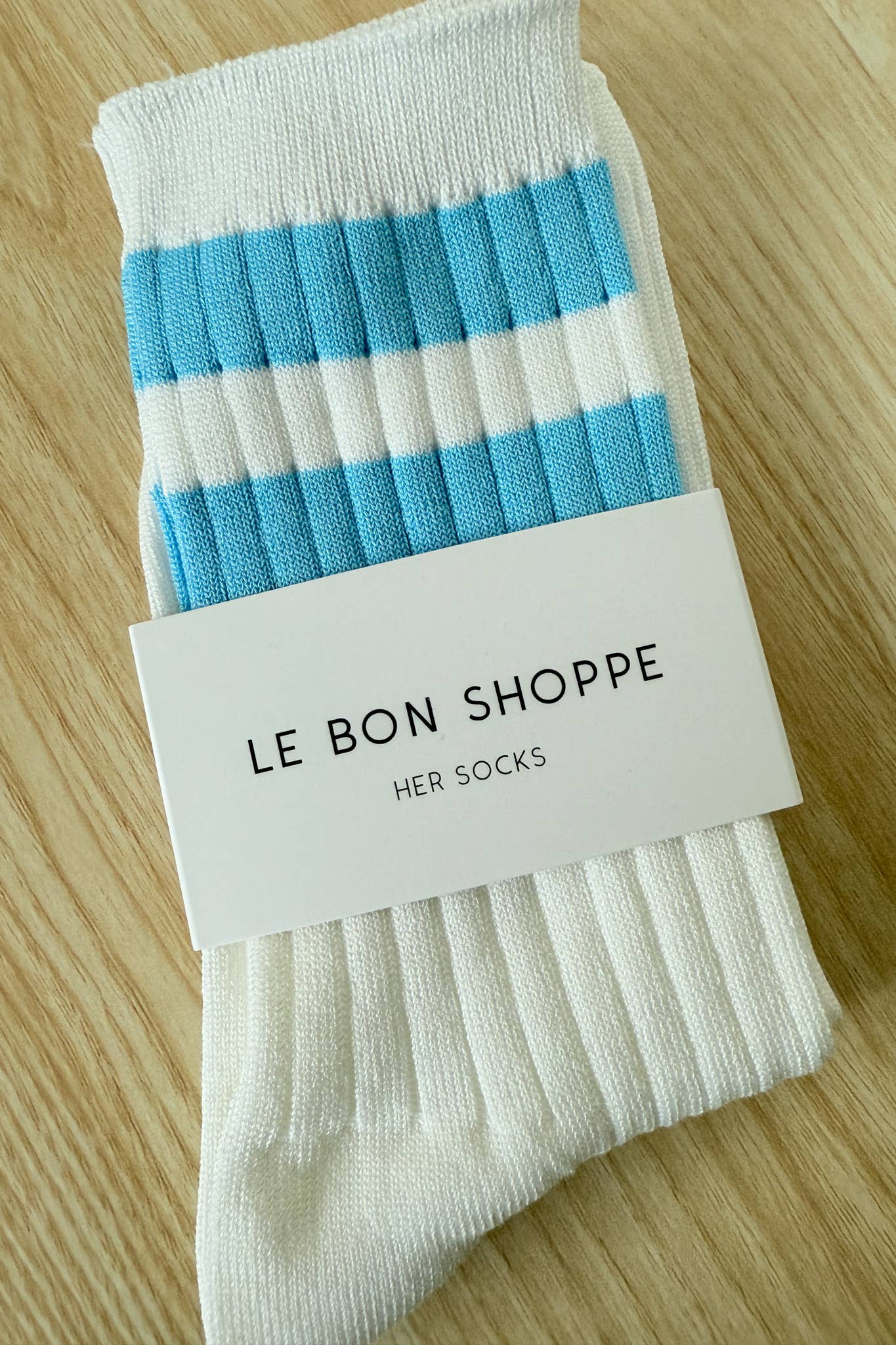 Le Bon Shoppe | Her Socks Varsity - Blue Stripe