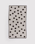 Baggu | Bath Towel - Cream and Black Polka Dot