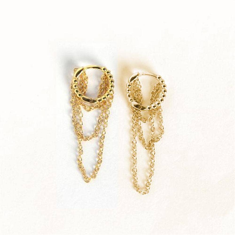 Love Local Jewelry | Jona Hoops 1cm - Gold